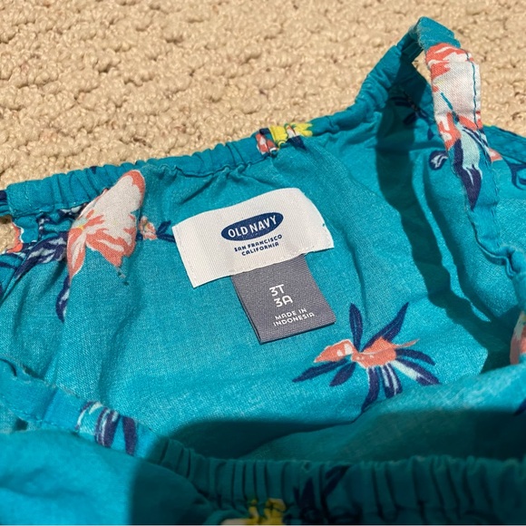 4/$20 Old Navy 3T Summer Dress Floral Tropical Flowy Toddler Girl Clothing 3yr 🛑 - Picture 4 of 4